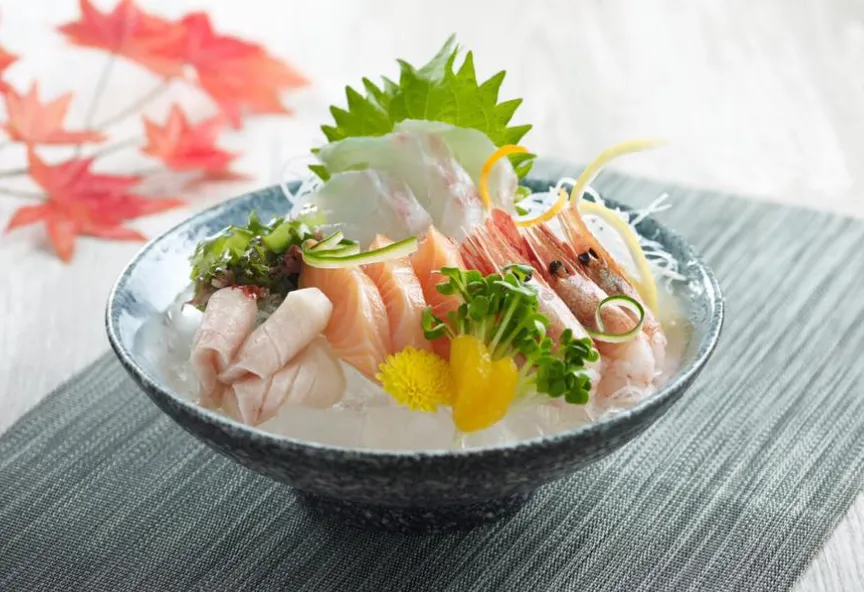 刺身の盛り合わせ